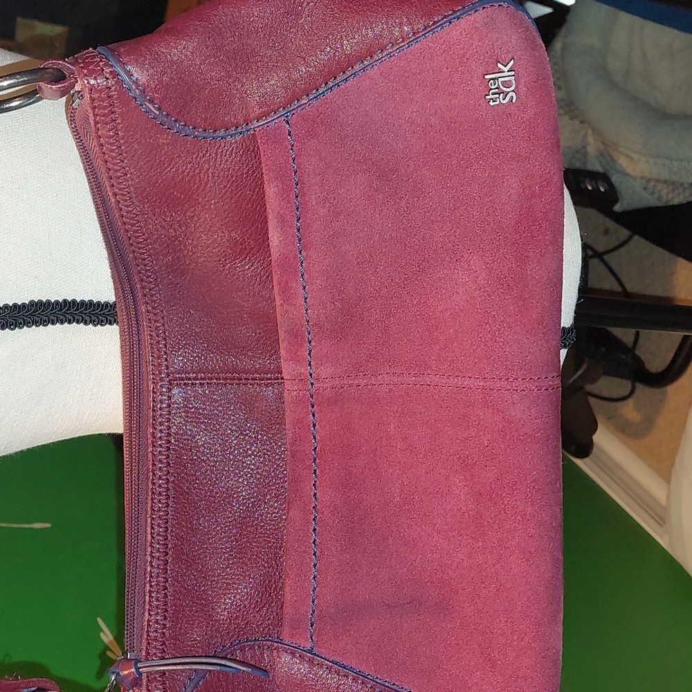 THE SAK maroon purse - Picture 2 of 8